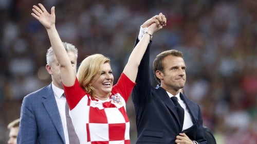 Croatian President Kolinda Grabar Kitarovic steals the show at World cup 2018
