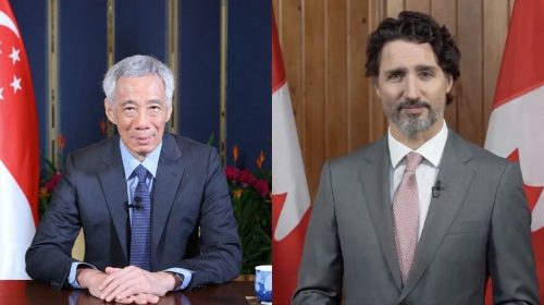 Trudeau & Singapore PM Lee  reaffirm bilateral ties, discuss new areas of cooperation