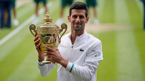 Novak Djokovic beats Nick Kyrgios in Wimbledon men’s final to win 21st Grand Slam title